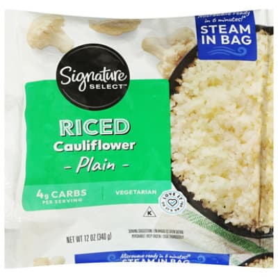 Signature Select Plain Riced Cauliflower