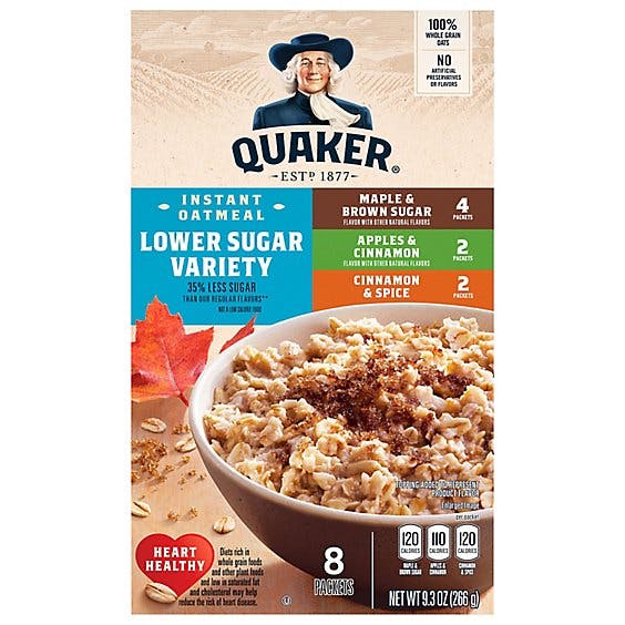Is it Peanut Free? Quaker Instant Oatmeal Low Sugar Variety