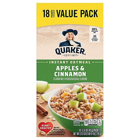 Is it Dairy Free? Quaker Instant Oatmeal, Maple & Brown Sugar Flavor