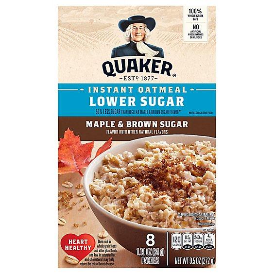 Is it Lactose Free? Quaker Instant Oatmeal Low Sugar Maple Brown Sugar