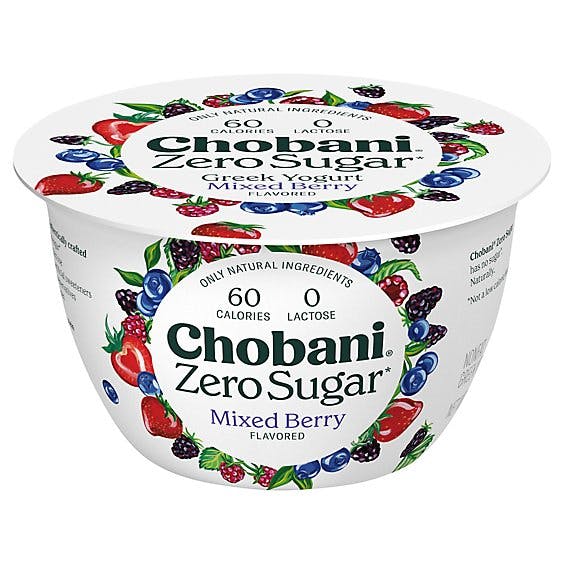 Is it Gluten Free? Chobani Zero Sugar Mixed Berry