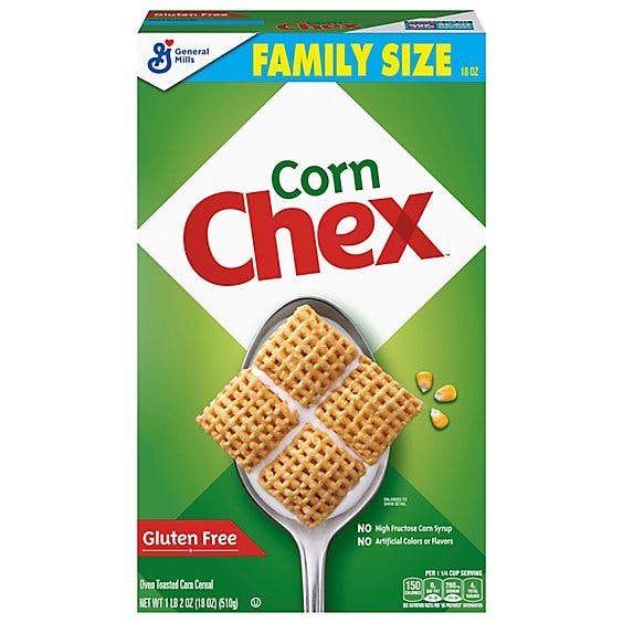General Mills Corn Chex Gluten Free Oven Toasted Corn Cereal