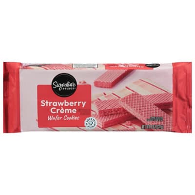 Signature Select Strawberry Creme Wafers