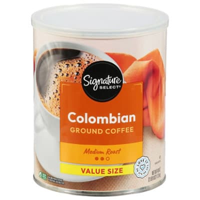 Signature Select 100% Colombian Ground Coffee Medium Roast