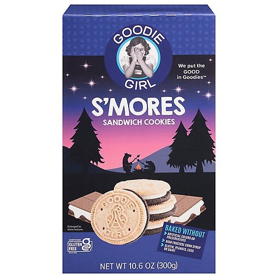 Goodie Girl S'mores Sandwich Cookies, Shelf Stable
