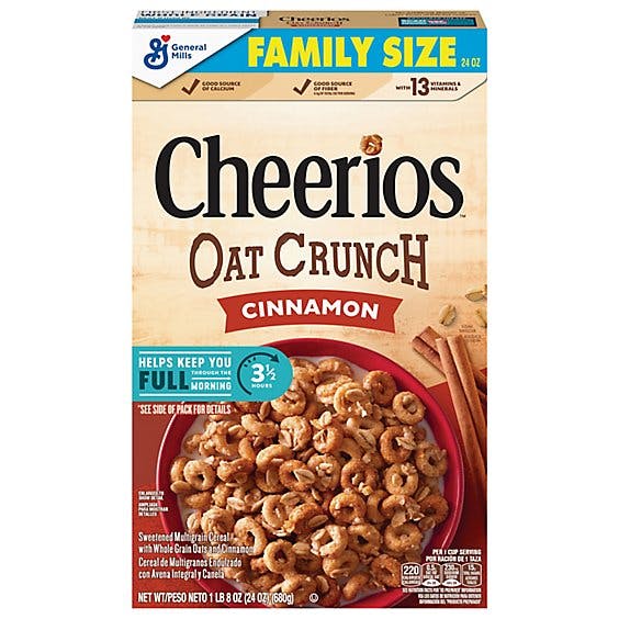 Is it Low FODMAP? General Mills Cheerios Oat Crunch Cinnamon