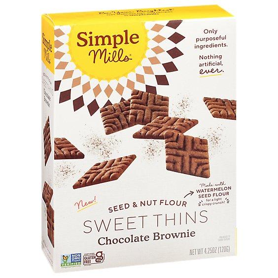 Is it Pescatarian? Simple Mills Seed & Nut Flour Sweet Thins Chocolate Brownie