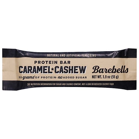 Is it Dairy Free? Barebells Nutrition Bars - Caramel Cashew