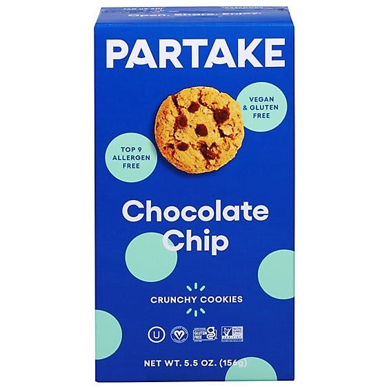 Is it Milk Free? Partake Foods Cookie Chocolate Chip