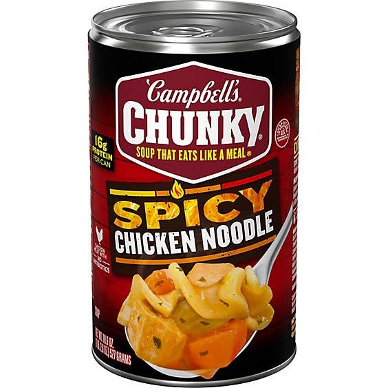 Is it Soy Free? Campbells Chunky Soup Spicy Chicken Noodle