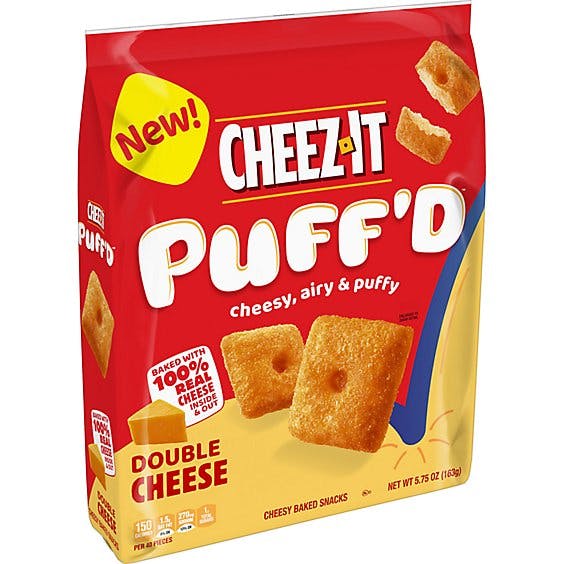 Is it Vegan? Cheez-it Puff'd Double Cheese Cheesy Baked Snacks