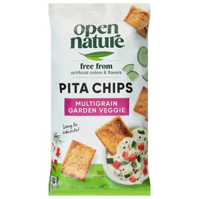 Open Nature Pita Chips Multigrain Garden Vegetable