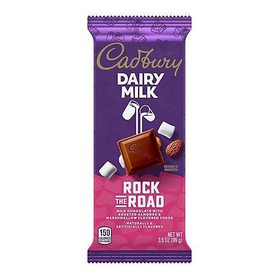 Is it Soy Free? Cadbury Dairy Milk Rocky Road Milk Chocolate With Almonds And Marshmallow Bits X-large Bar