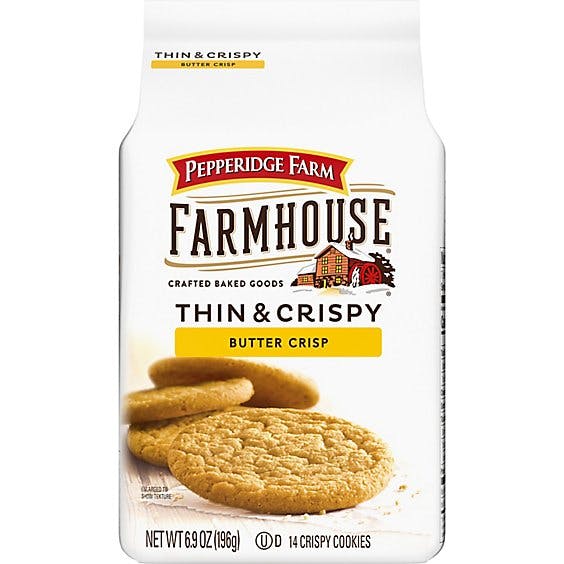 Is it Peanut Free? Pepperidge Farms Farmhouse Thin & Crispy Butter Crisp Cookies