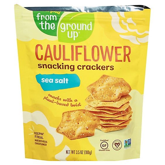 Is it Low FODMAP? From The Ground Up Sea Salt Cauliflower Snacking Crackers
