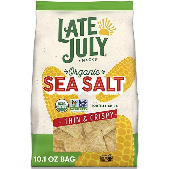 Is it Soy Free? Late July Snacks Thin & Crispy Organic Sea Salt Tortilla Chips