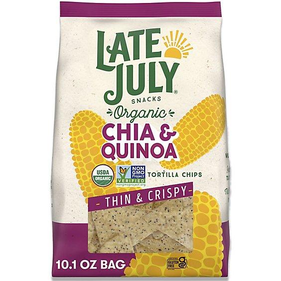 Is it Sesame Free? Late July Organic Chia & Quinoa Tortilla Chips