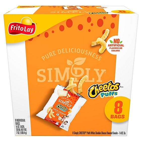 Is it Shellfish Free? Cheetos Simply White Cheddar Puffs