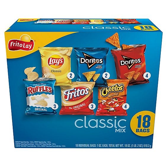 Is it Pescatarian? Frito-lay Variety Pack Classic Mix
