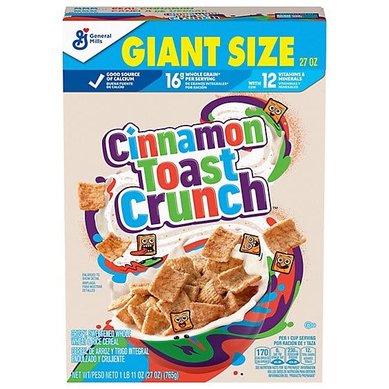 Is it Gluten Free? Cinnamon Toast Crunch Whole Grain Breakfast Cereal