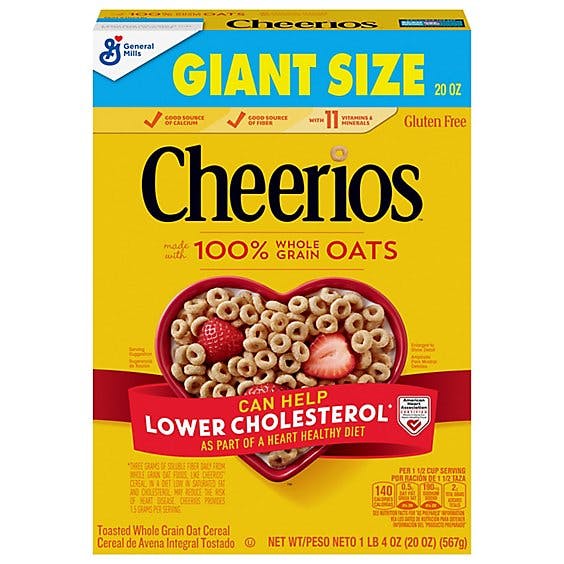 Gmills Cheerios Tstd Whl Grn Oat Cereal