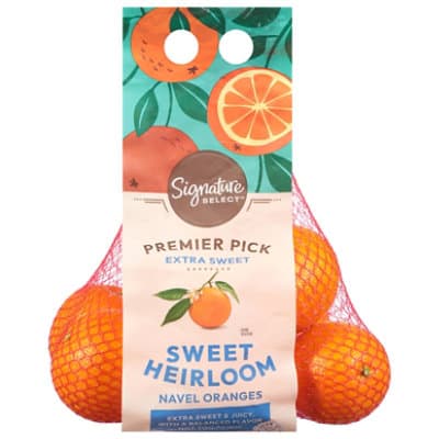 Signature Select/Farms Sweet Heirloom Navel Oranges In Bag