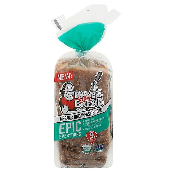 Is it Low FODMAP? Dave's Killer Bread Organic Epic Everything Breakfast Bread