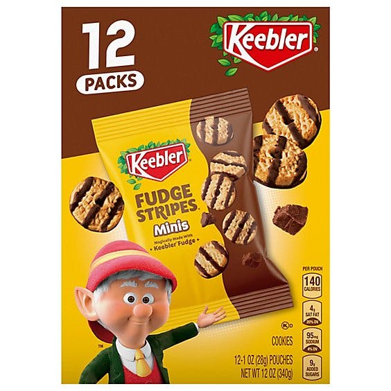 Is it Lactose Free? Keebler Fudge Stripes Minis Original Cookies