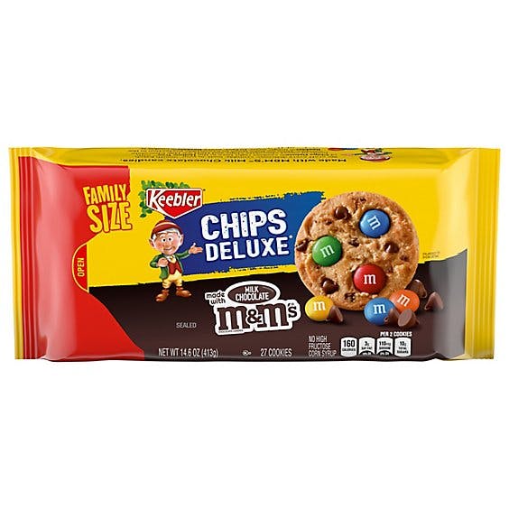 Is it Vegan? Keebler Chips Deluxe Milk Chocolate M&m's Chocolate Candies Cookies