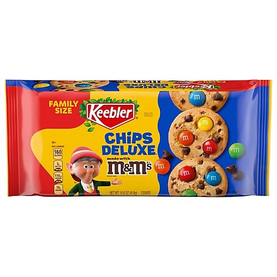 Is it Cashew Free? Keebler Chips Deluxe Milk Chocolate M&m's Chocolate Candies Cookies