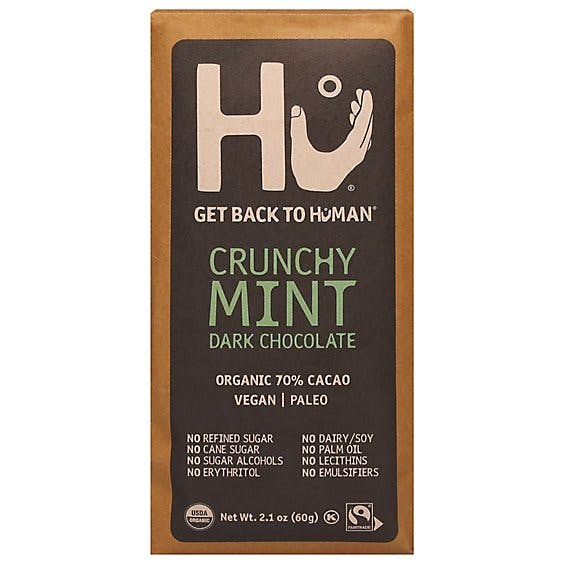 Is it Vegan? Hu Crunchy Mint Dark Chocolate Bar