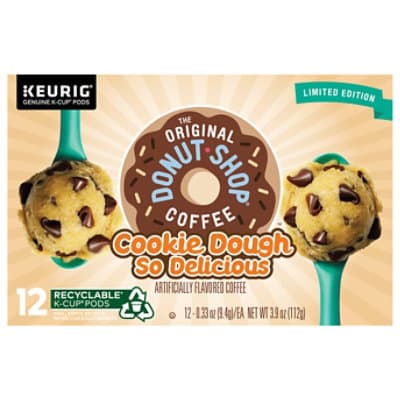 The Original Donut Shop Cookie Dough So Delicious Flavored Coffee K Cup