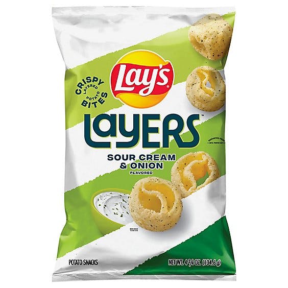 Is it Low FODMAP? Lay's Layers Sour Cream & Onion Flavored Potato Snacks