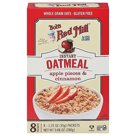 Is it Paleo? Bob's Red Mill Instant Oatmeal, Apple Pieces & Cinnamon Flavor