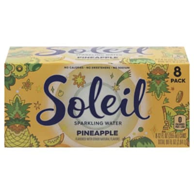 Soleil Sparkling Water Pineapple - 8