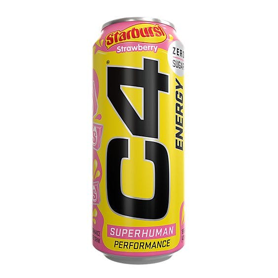 Is it Shellfish Free? C4 Energy Starburst Energy Drink, Zero Sugar Strawberry Flavor