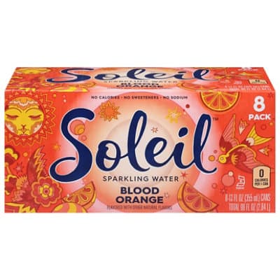 Soleil Blood Orange Sparkling Water