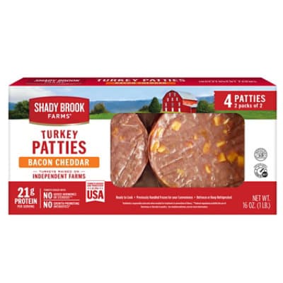 Shady Brook Farms Bacon Cheddar Turkey Patties