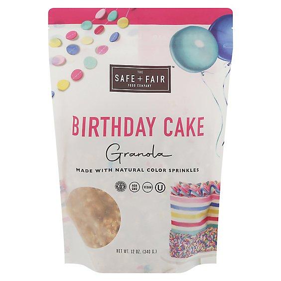 Is it Tree Nut Free? Safe + Fair Birthday Cake Granola