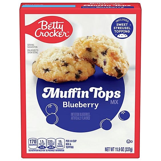 Is it Pescatarian? Betty Crocker Blueberry Muffin Tops Mix