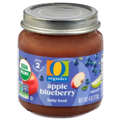 O Organics Baby Food Apple Blueberry