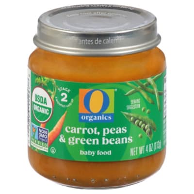 O Organics Baby Food Carrot Pea Green Bean