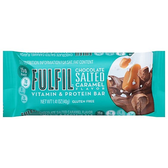 Is it Soy Free? Fulfil Chocolate Salted Caramel Flavor Vitamin & Protein Bar