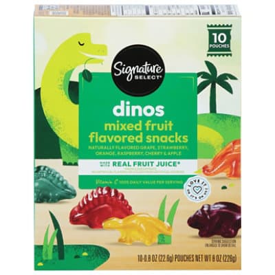 Signature Select Dino Mixed Fruit Snacks