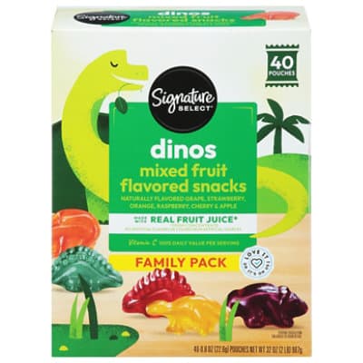 Signature Select Dinos Mixed Fruit Snacks Pack