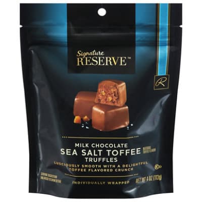 Signature Reserve Sea Salt Milk Chocolate Toffee Truffles