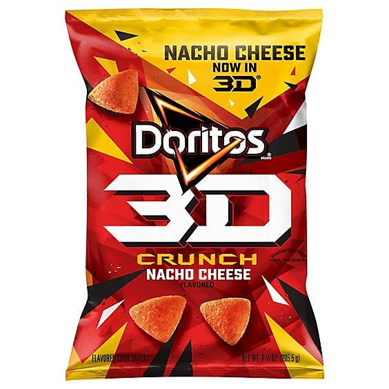 Is it Vegetarian? Doritos 3d Crunch Nacho Cheese Flavored