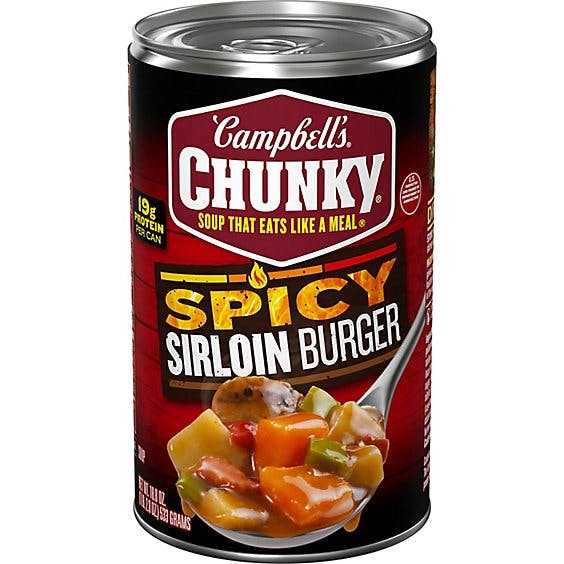 Is it Low FODMAP? Campbells Chunky Soup Spicy Sirloin Burger Soup