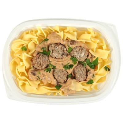 Ready Meals Swedish Meatballs With Noodles & Sauce