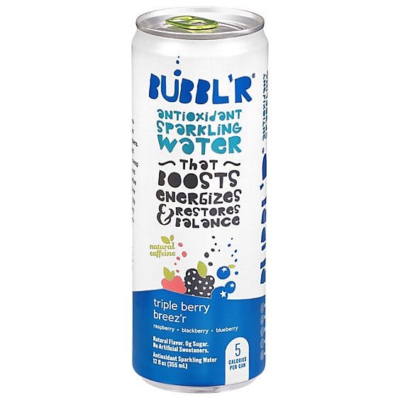 Is it Shellfish Free? Bubbl'r Triple Berry Breez'r Sparkling Water